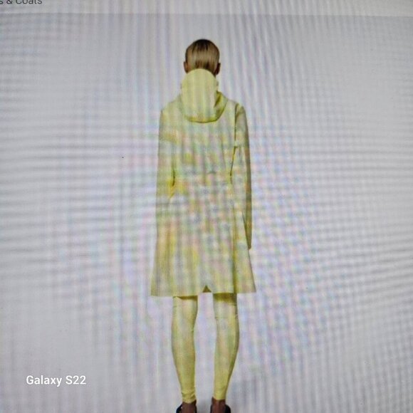 Rains New Belted Curve Jacket in Straw Yellow, NWT. Various - Picture 4 of 8